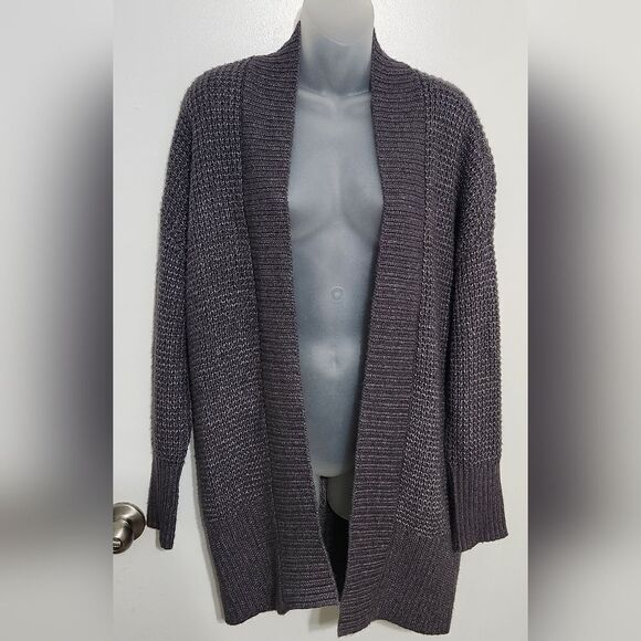 Torrid Gray Knit Cardigan Sweater Size 0 Large - Picture 1 of 6